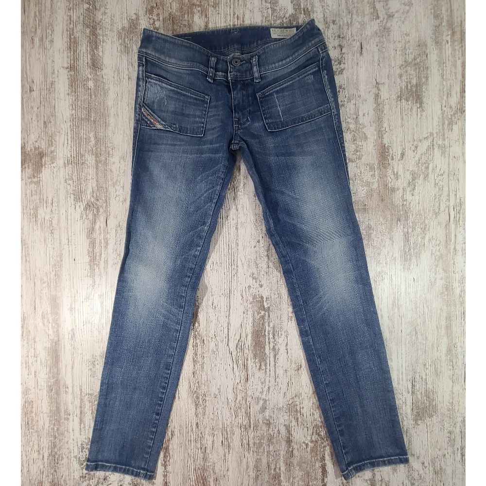 90's Women's Diesel Industry Hushy straight leg Stretch Jean Size 27 EUC